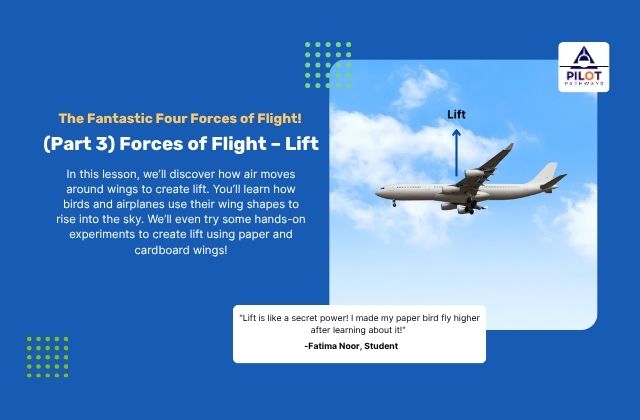 (Part 3) Forces of Flight – Lift
